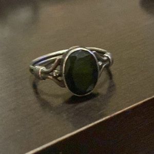 Tourmaline Sterling Silver Ring